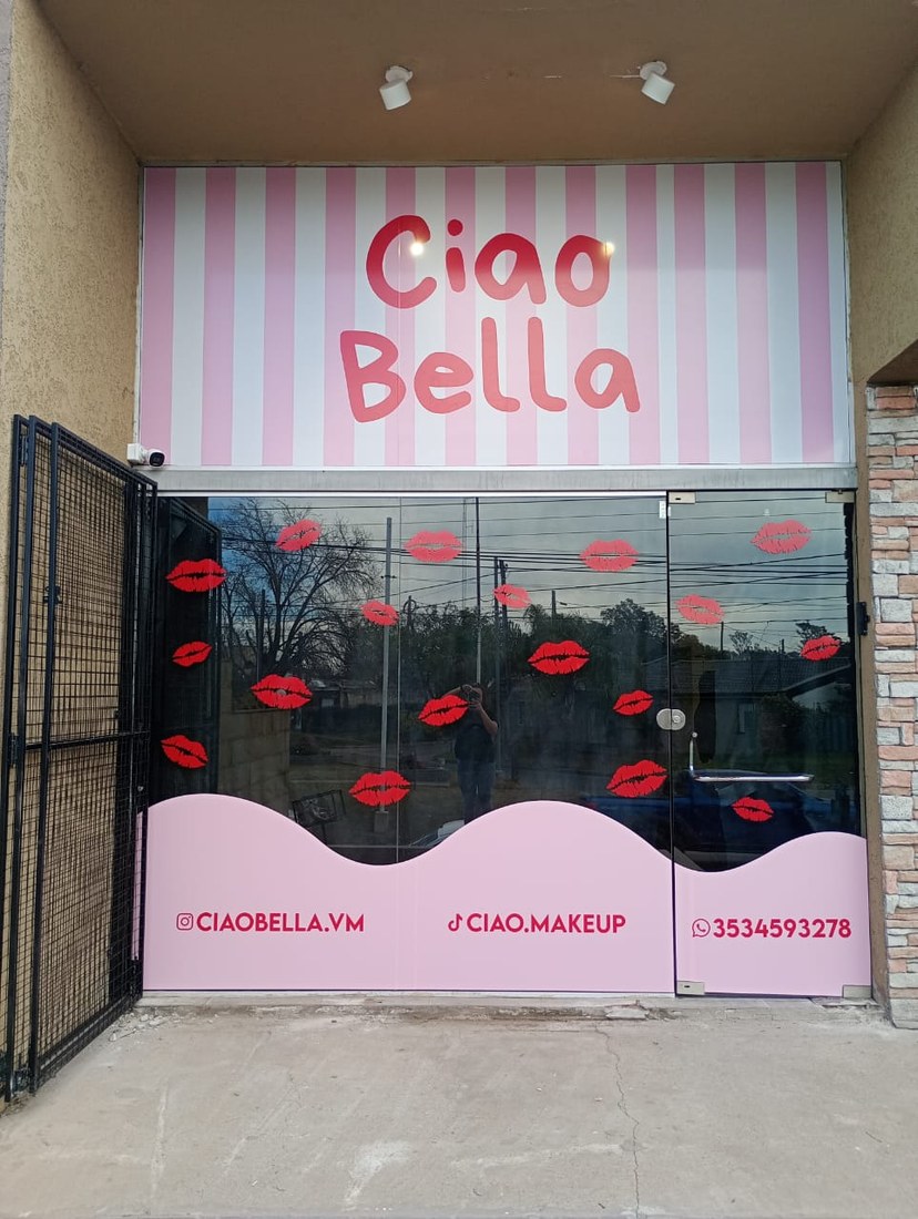 Vidriera realizada para Ciao Bella